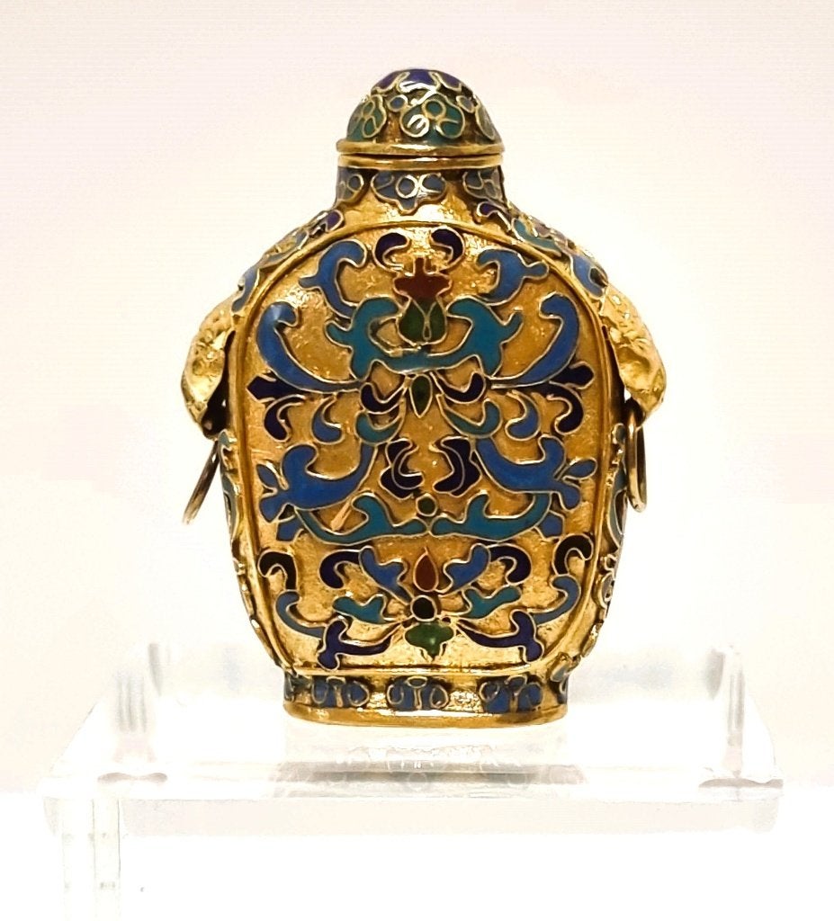 Tabatière cloisonnée., Enlèvement ou Envoi
