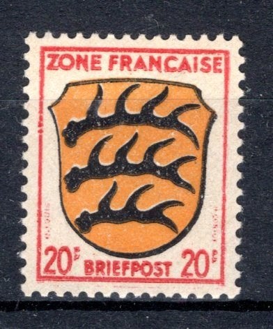 ZONE FRANÇAISE Yt. FZ8 MH 1945, Envoi, Non oblitéré