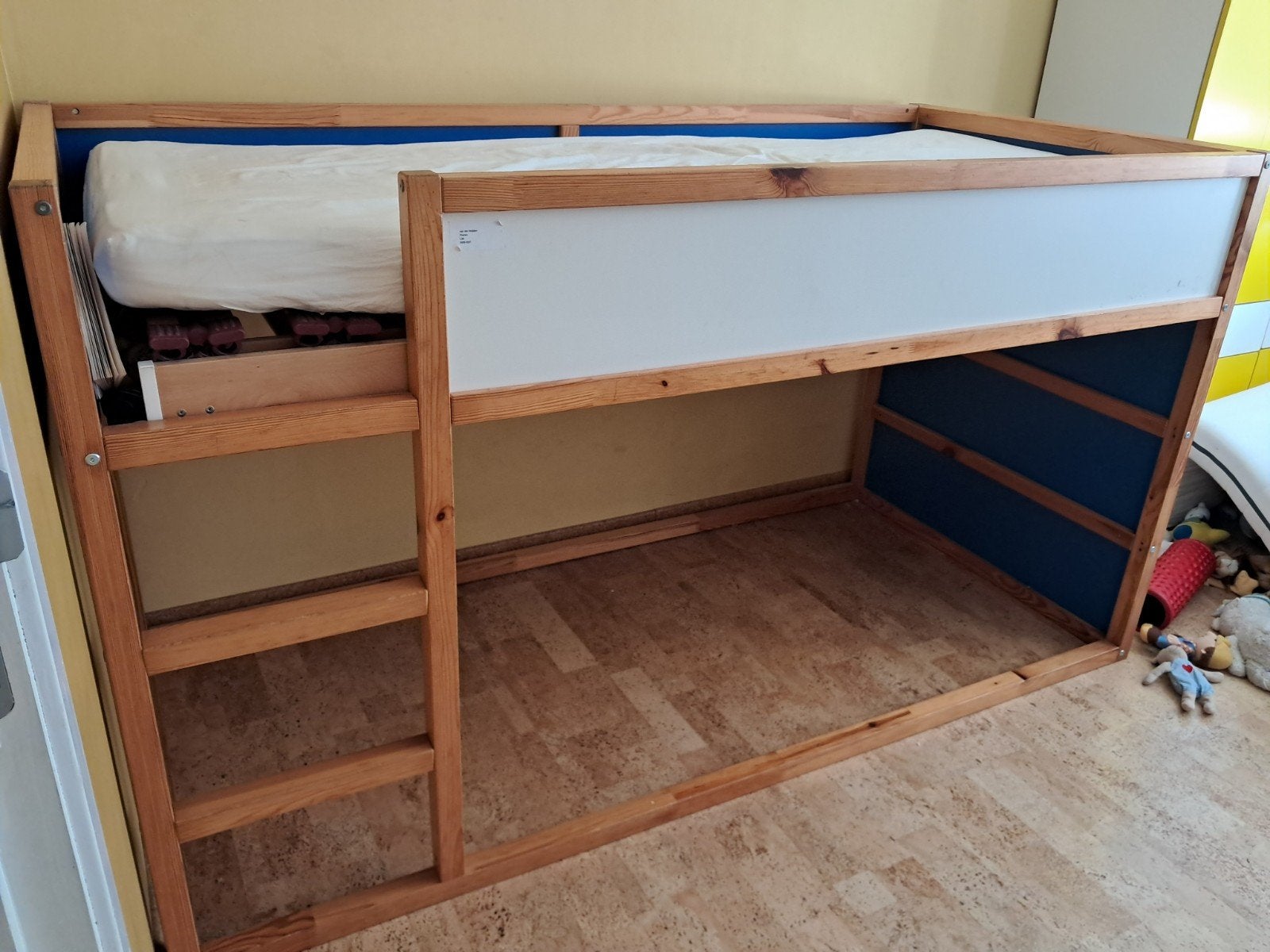 Ikea Kura halfhoogslaper omkeerbaar, Kinderen en Baby's, Kinderkamer | Stapelbedden en Hoogslapers, Ophalen, Gebruikt, Halfhoogslaper