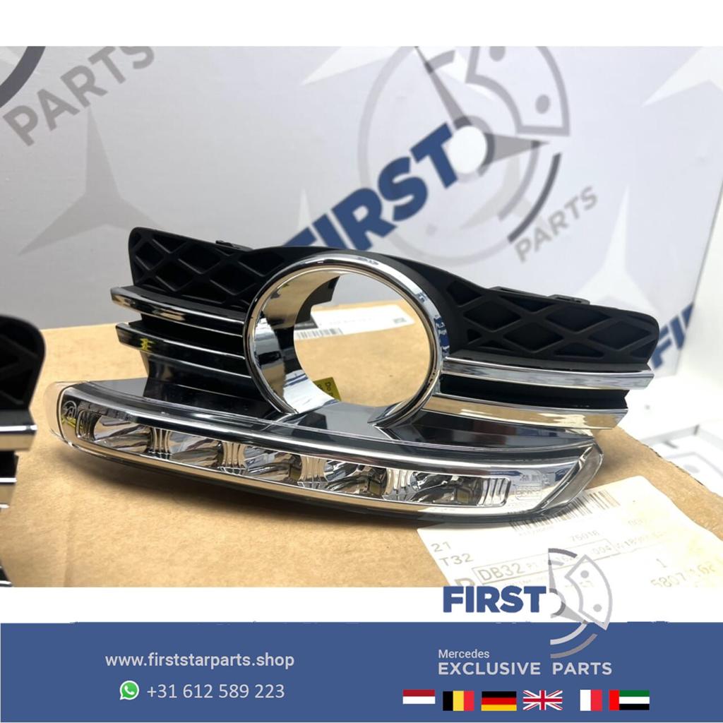 W204 MISTLAMPEN SET Pre-Facelift LED dagrijverlichting LR SE, Gebruikt, -, Ophalen of Verzenden, -