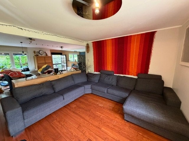 hoeksalen zetel, Huis en Inrichting, Zetels | Zetels, Gebruikt, Hoekbank, Vierpersoons of meer, 300 cm of meer, 75 tot 100 cm