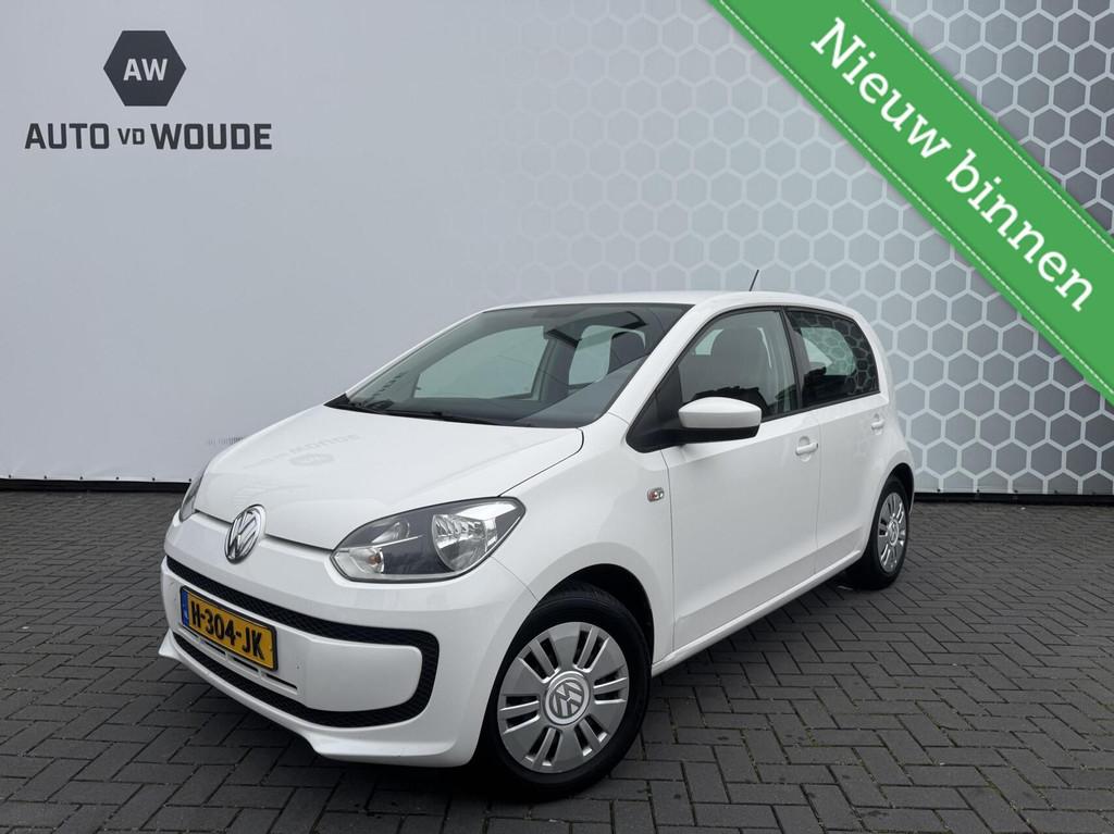 Volkswagen Up! 1.0 high up! BlueMotion ASG Automaat, Auto's, 4 zetels, Stof, Wit, Bedrijf