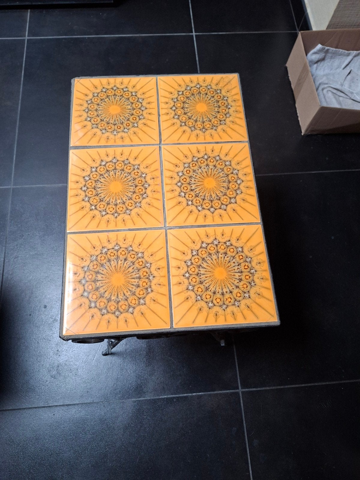 vintage tafeltje, Enlèvement, Rectangulaire