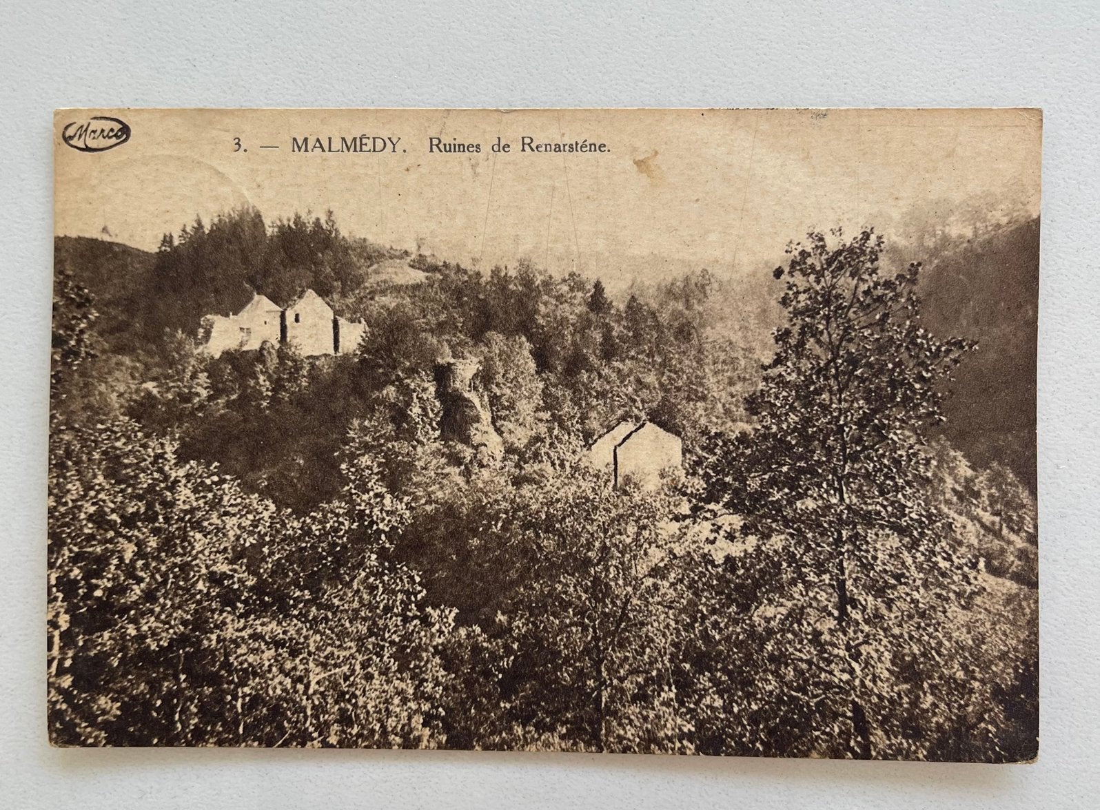 Topstuk uit het Notariaat: Gelopen Postkaart Malmédy (1924), Verzamelen, Postkaarten | België, Ophalen of Verzenden