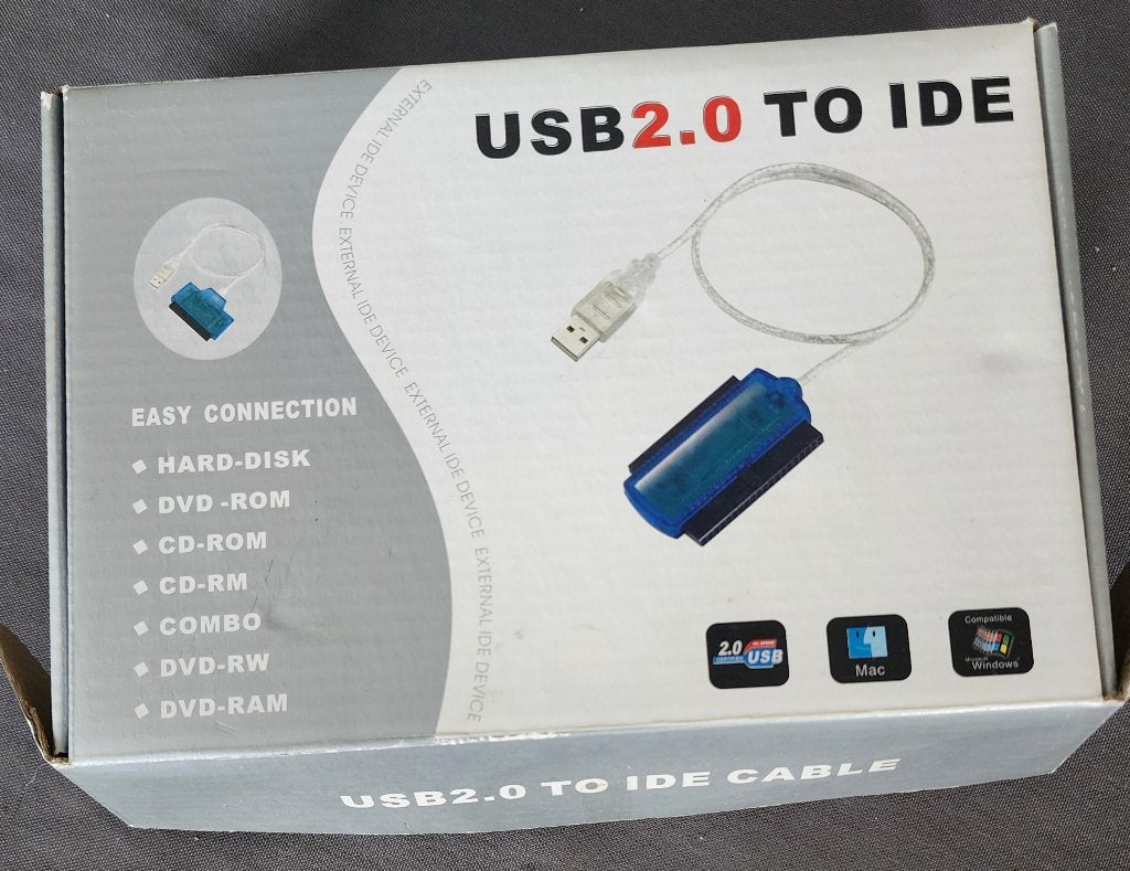Lot informatique vintage ,adaptateur u.s.b.2.0 ide et ram, Enlèvement ou Envoi, Neuf