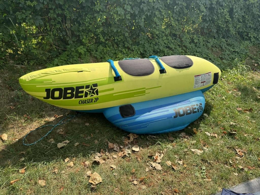 Jobe 2 persoons banaan, Ophalen, Zo goed als nieuw, Funband of Funtube, Met skitouw