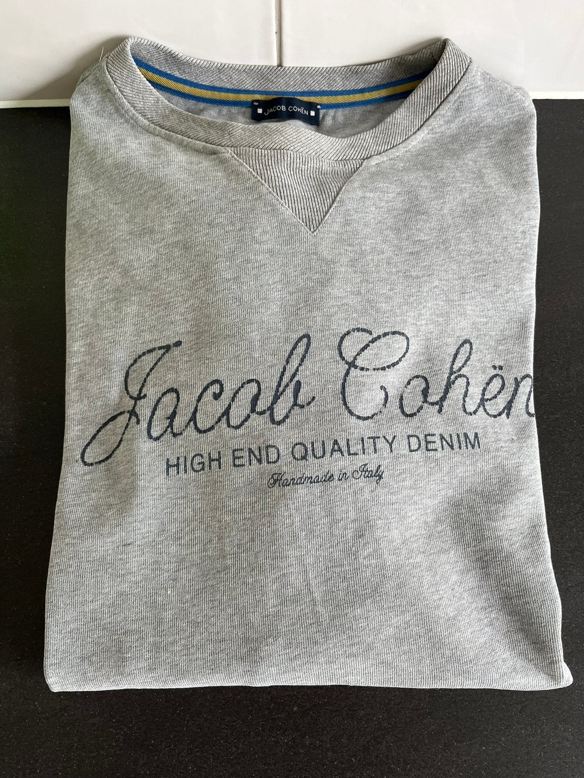 Jacob Cohen sweater size M, Kleding | Heren, Ophalen of Verzenden, Zo goed als nieuw, Maat 48/50 (M), Grijs