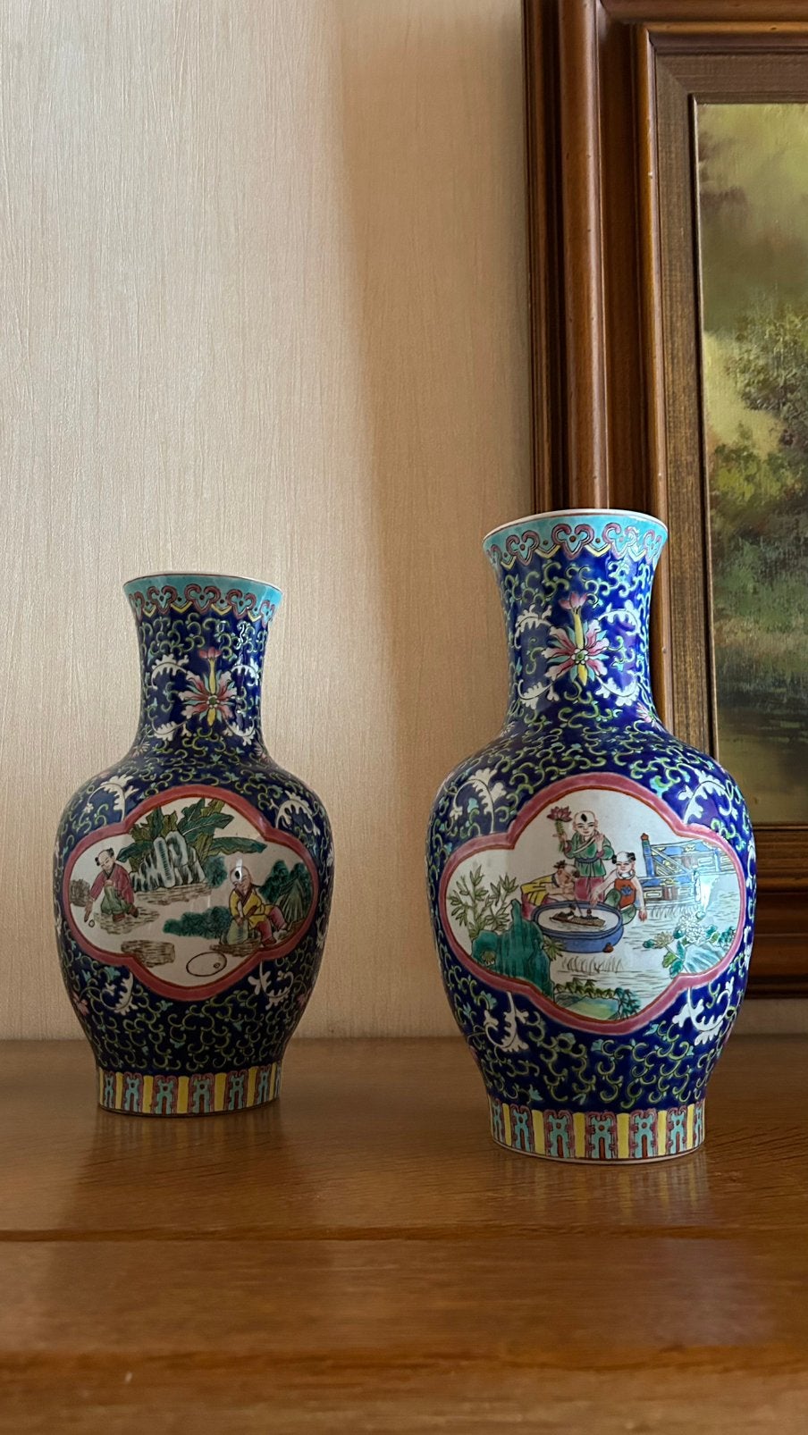 Vases chinois - Family Rose, Enlèvement