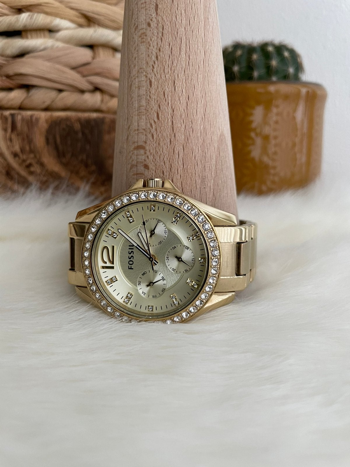 Fossil ES3203 dameshorloge – zeer mooie staat, Ophalen, Zo goed als nieuw, Fossil