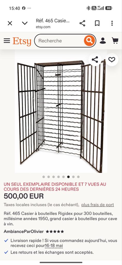 Porte bouteille de vin, Enlèvement ou Envoi