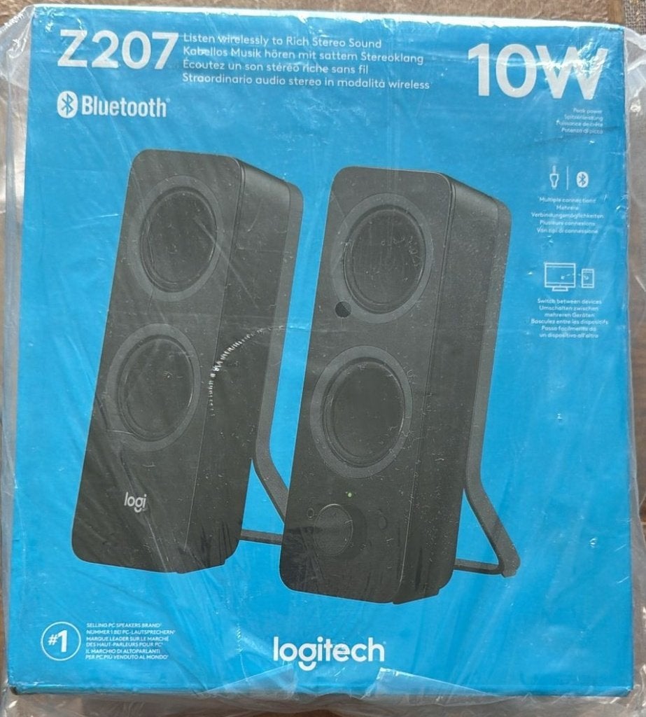 Logitech Z207 Système de Hauts-Parleurs Bluetooth, Informatique & Logiciels, Enceintes Pc, Neuf, Canal audio 2.0, Enlèvement