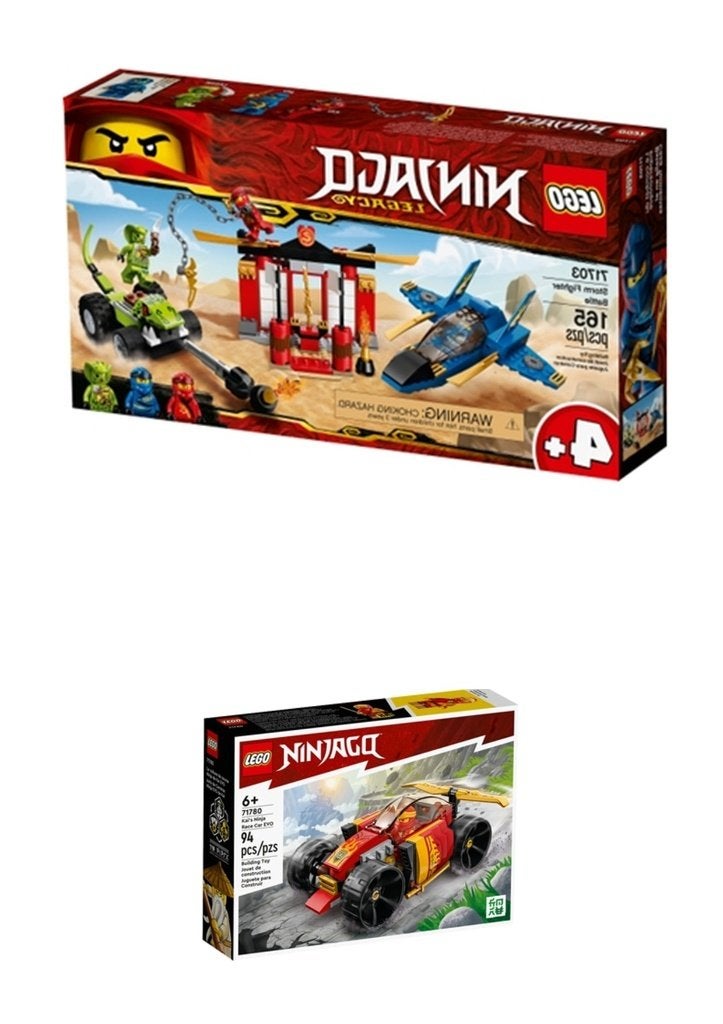 Lego Ninjago Storm Fighter en Kai's Ninja racewagen, Verzenden, Lego, Nieuw, Compleet