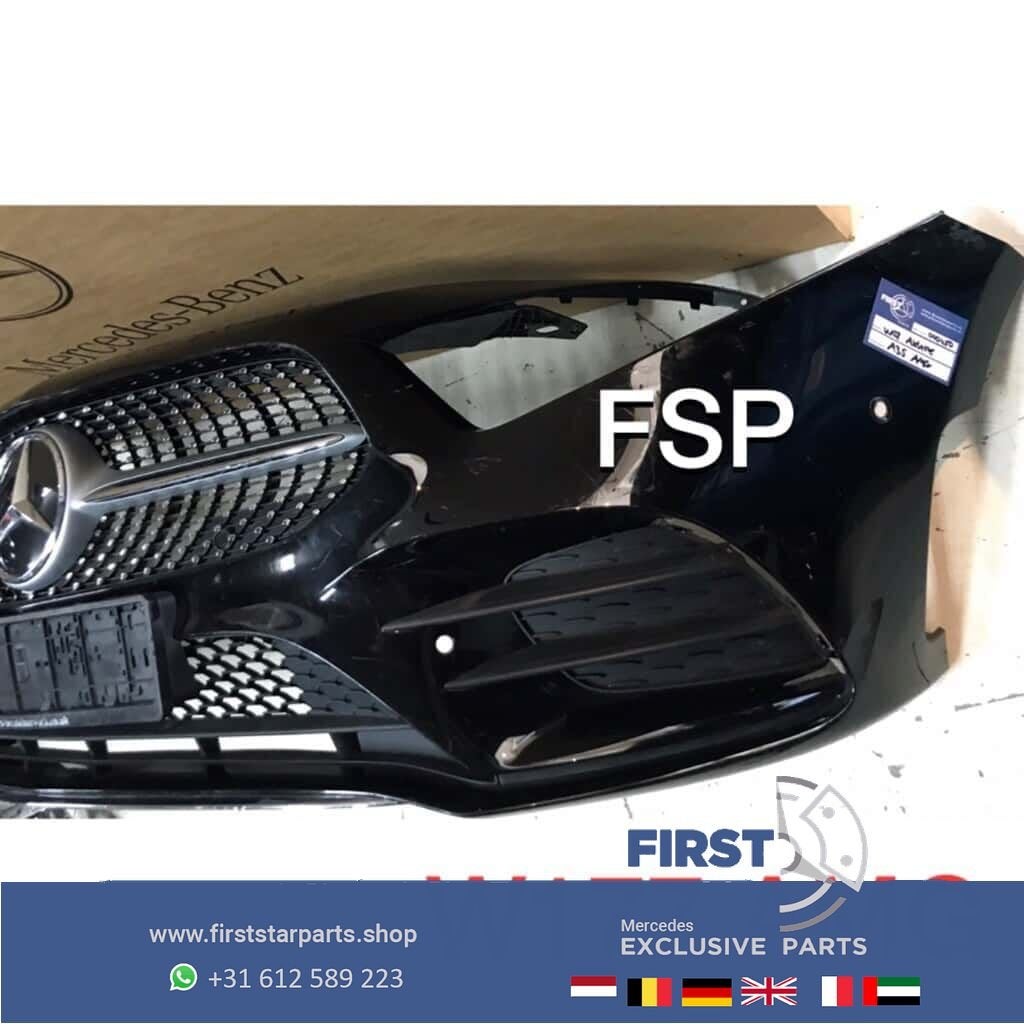 W177 A35 AMG LINE VOORBUMPER COMPLEET ZWART ORIGINEEL, Utilisé, -, Avant, -
