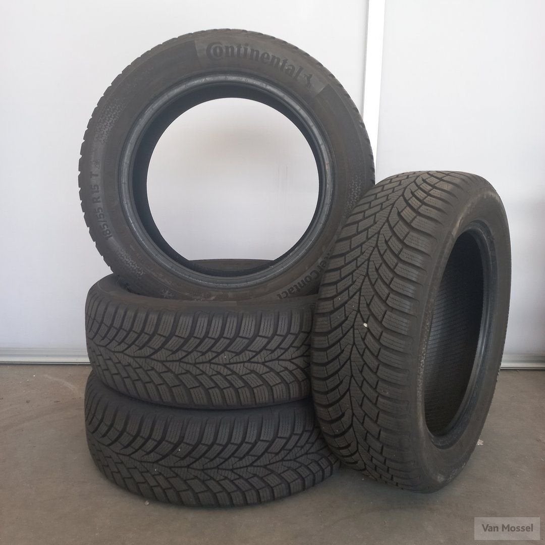 Continental Wintercontact TS870 185/55/R15 82T, Auto-onderdelen, Banden en Velgen, Gebruikt, -, Band(en), -