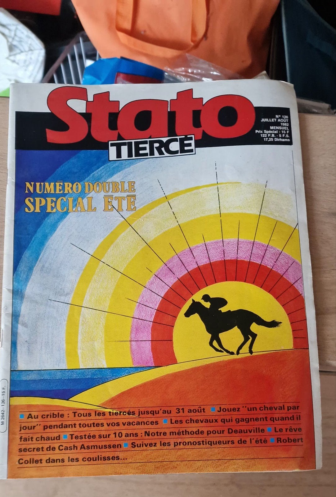 Stato Tiercé N 126 JULI AUGUSTUS 1982, Boeken, Ophalen of Verzenden, Zo goed als nieuw, Sport en Vrije tijd