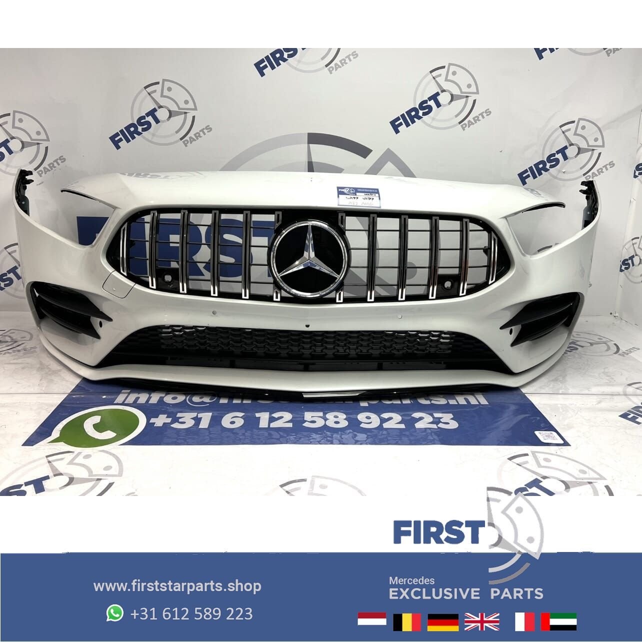 W177 A35 AMG VOORBUMPER WIT COMPLEET Mercedes A Klasse BUMPE