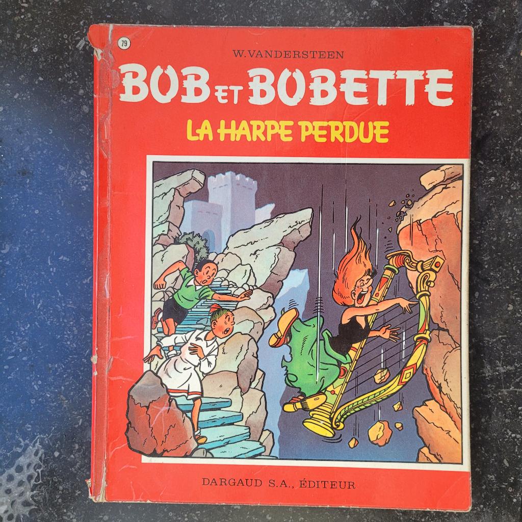 album Bob et bobette n° 79 : "La Harpe perdue  "", Enlèvement ou Envoi, Willy Vandersteen, Une BD, Utilisé