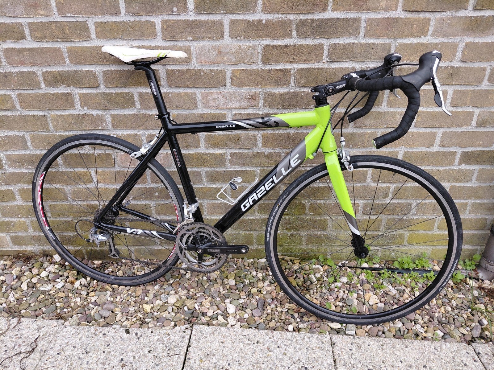Gazelle V1 racefiets, maat 53., Ophalen, 28 inch, Gebruikt, Velgrem