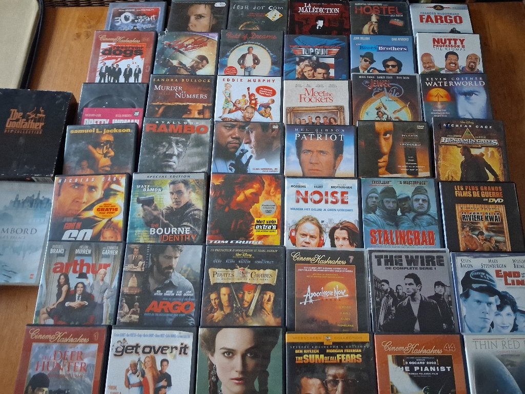 130dvds alle genres, Ophalen of Verzenden, Gebruikt, Actie