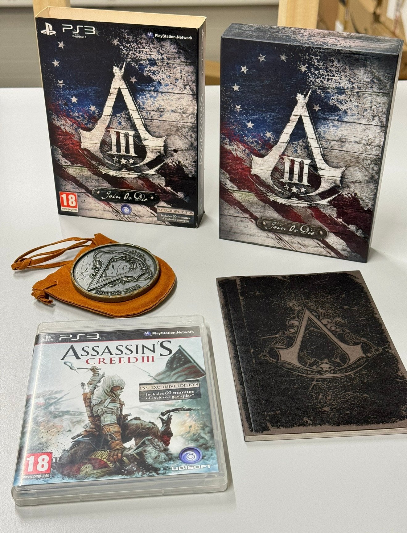 Coffret Playstation 3 PS3 Assassin's Creed 3 III Join or Die, Enlèvement ou Envoi, Comme neuf, Aventure et Action