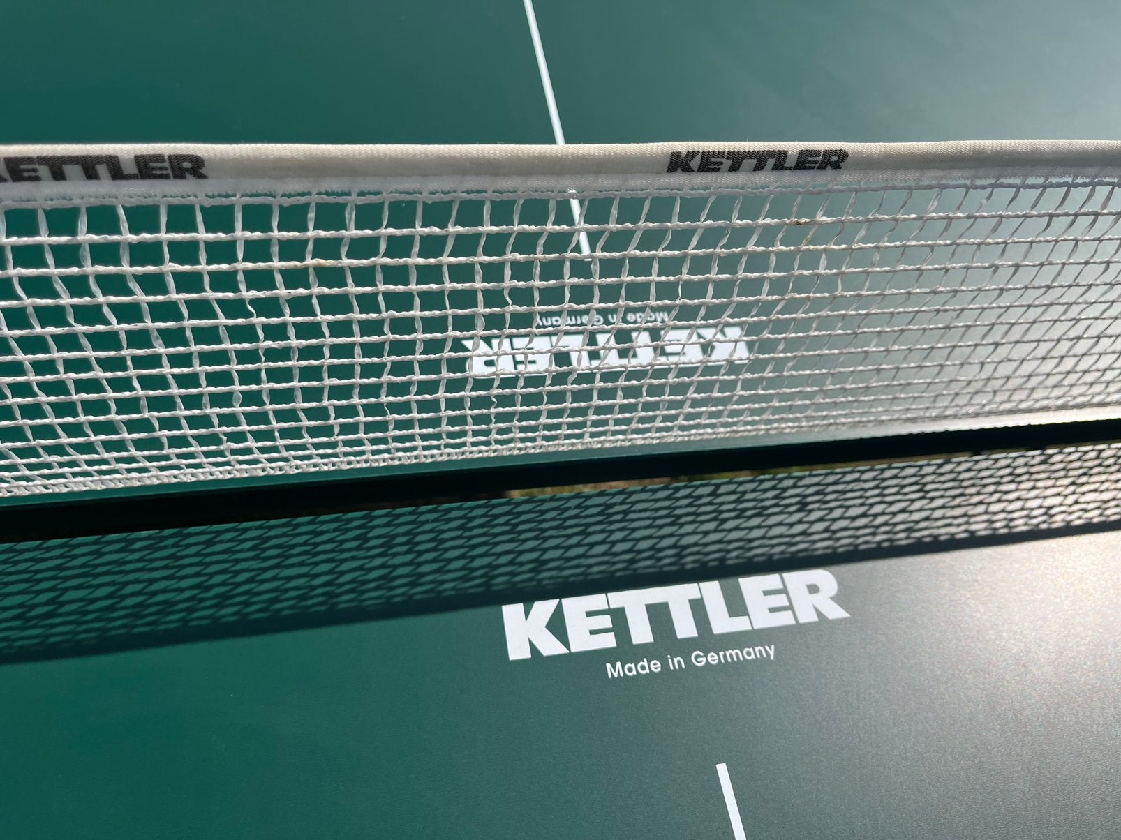 OUTDOOR pingpongtafel KETTLER met hoes en toebehoren, Ophalen, Zo goed als nieuw, Tafel Outdoor, Inklapbaar
