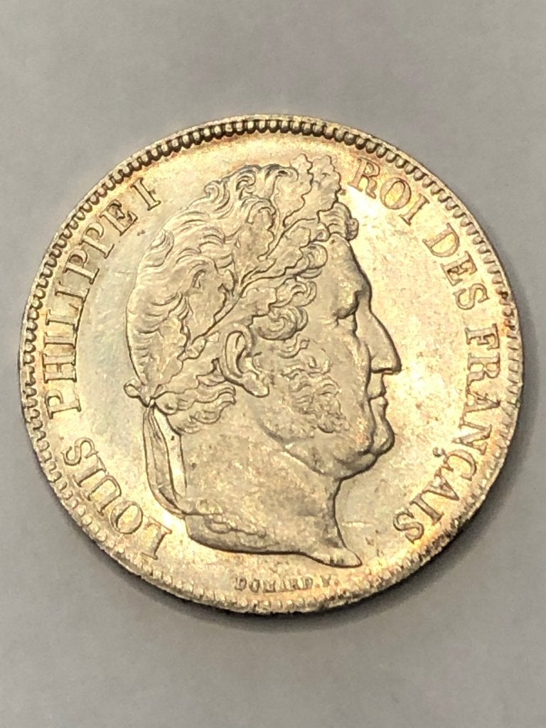 Munt zilver France 5 FR Louis Philippe 1834 A kwaliteit !!, Ophalen of Verzenden, Frankrijk, Losse munt, Zilver