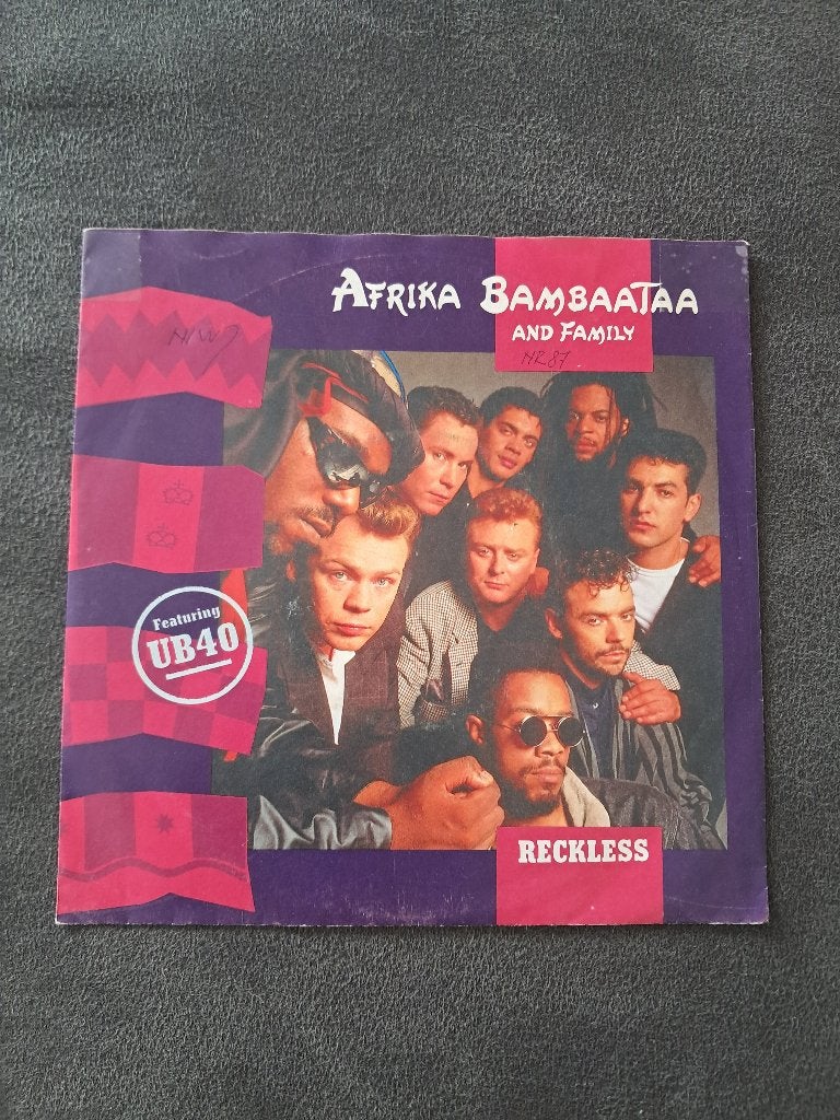 Afrika Bambaataa And Family (feat. UB40) : Reckless (7"), Ophalen of Verzenden