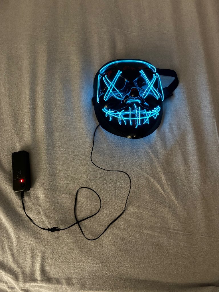 Halloween lichtgevend masker, Ophalen of Verzenden, Nieuw, Overige typen