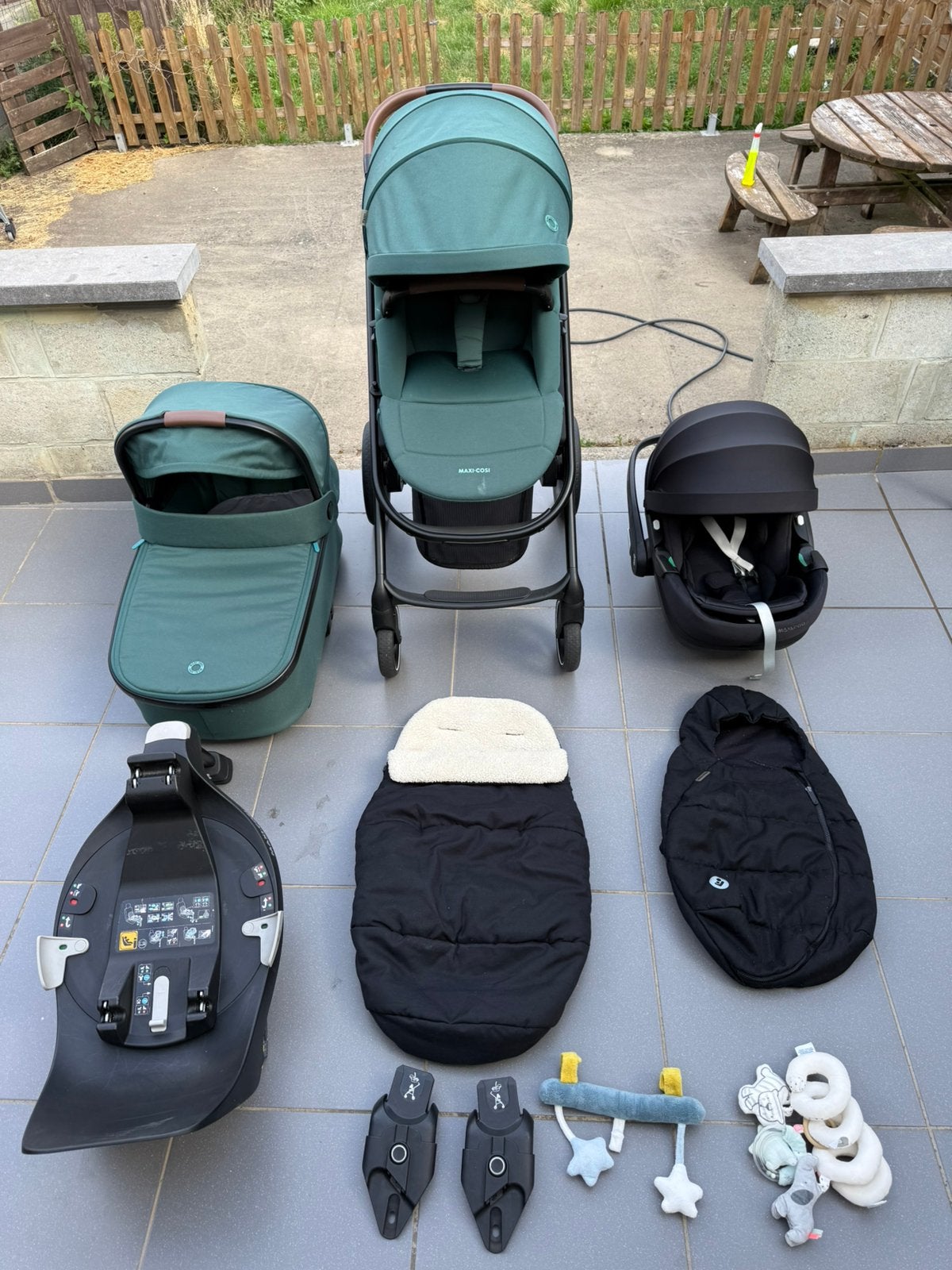 Poussette maxi cosi plaza plus couleur vert Excellent Etat, Ophalen, Zo goed als nieuw, Kinderwagen