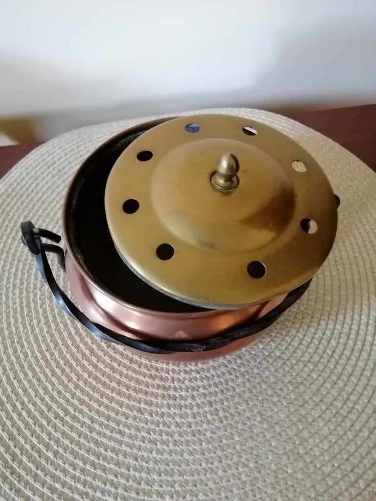 Koperen antieke waterkoker, Antiek en Kunst, Ophalen of Verzenden