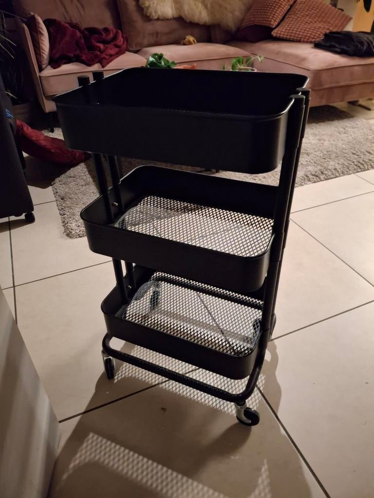 étagère multifonctionnelle ikea - noir, Enlèvement