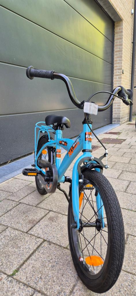 Bike fun kids no rules 16, Ophalen, Terugtraprem, 16 tot 20 inch, V-brakes