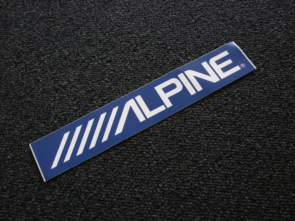 Autocollant ALPINE, Enlèvement ou Envoi, Neuf, Marque