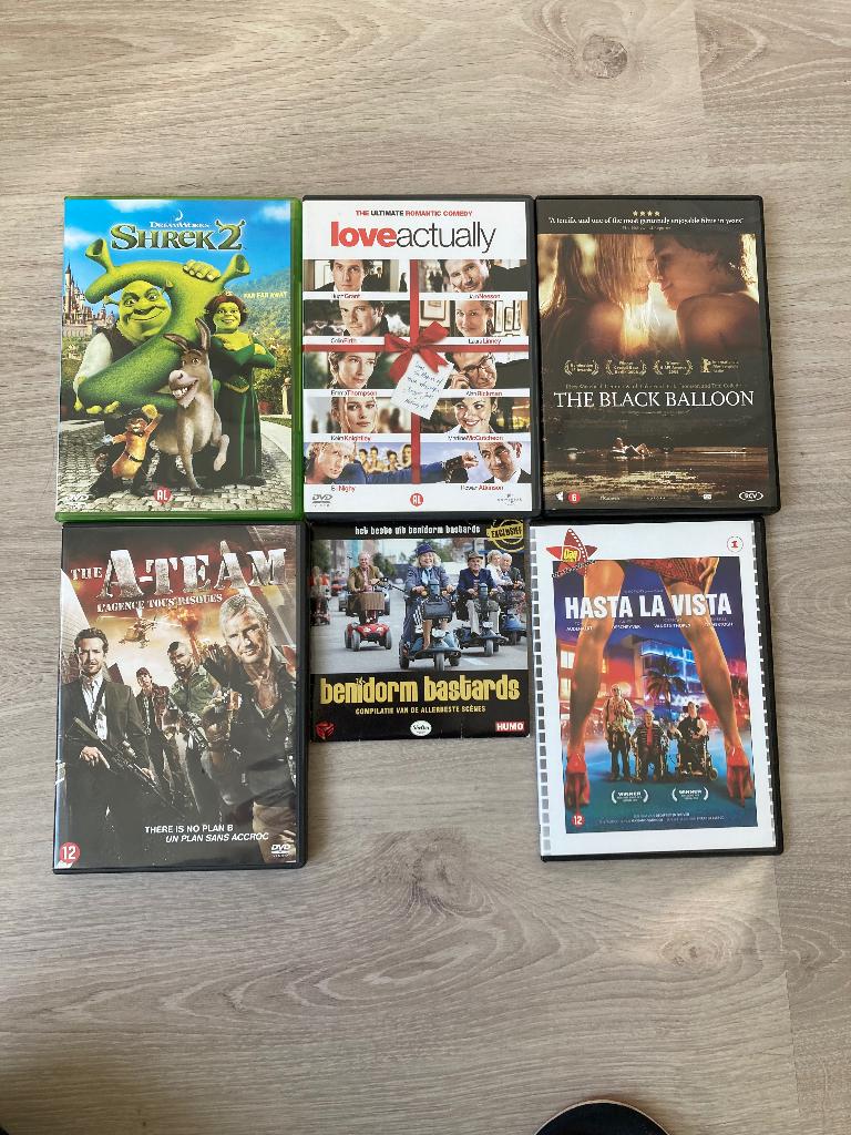 6 DVD’s, Cd's en Dvd's, Ophalen of Verzenden, Zo goed als nieuw
