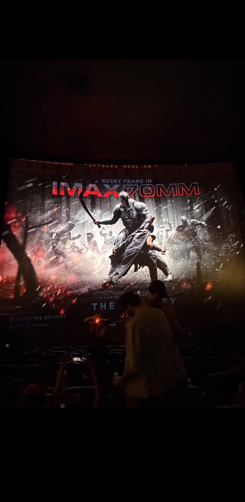 Ticket Cinéma - The Odyssey en iMAX 70mm le 18/07/2026, Eén persoon