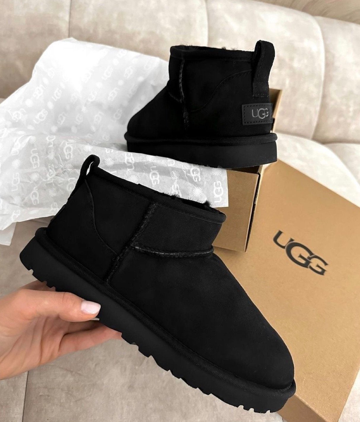 Ugg dames boots, Ophalen of Verzenden, Nieuw, Zwart