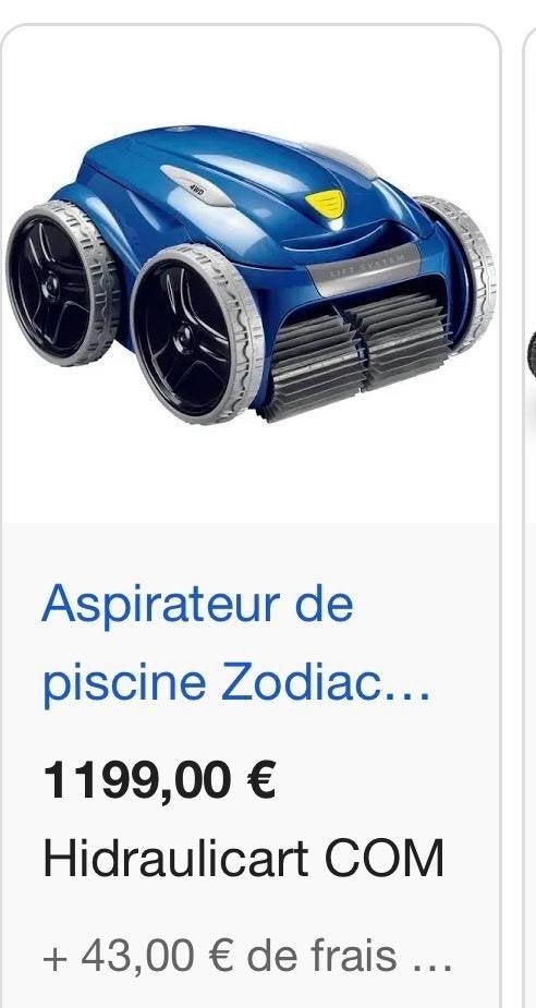 zodiacaux aspirateur piscine, Ophalen of Verzenden, Gebruikt, Overige typen, Overige merken
