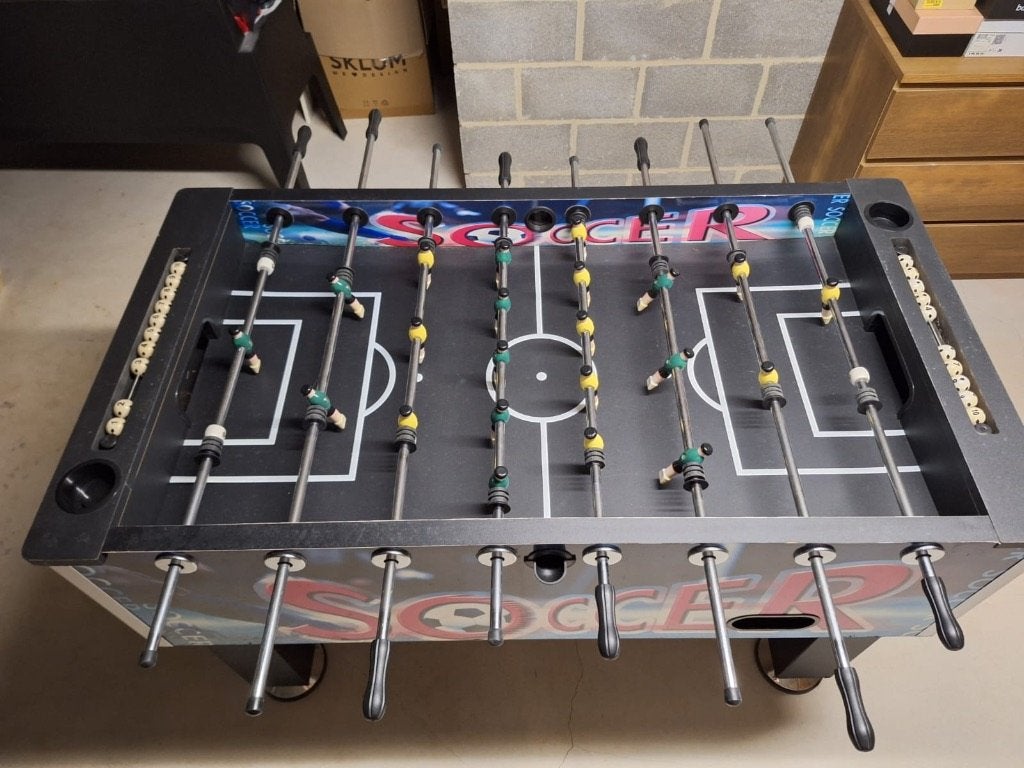 Baby foot, Enlèvement, Utilisé