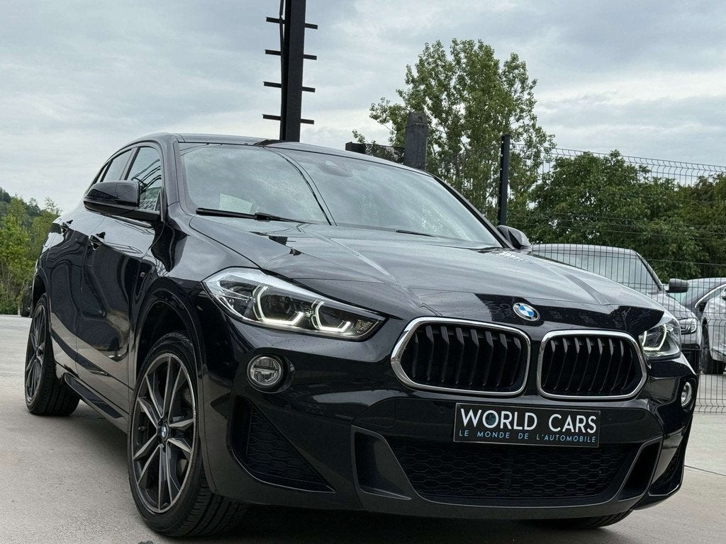 BMW X2 1.5iA sDrive18 PACK M - NAVIGATION - FRONT ASSIST - P, Cuir, Euro 6, Entreprise, Noir