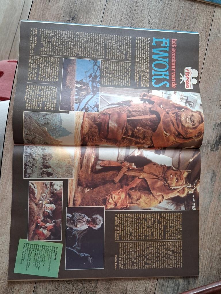 Star Wars : L'aventure des Ewoks, Tintin Magazine, Envoi