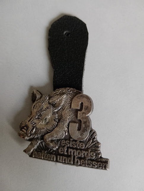 Ancienne breloque A.B.L., Enlèvement ou Envoi, Armée de terre, Emblème ou Badge