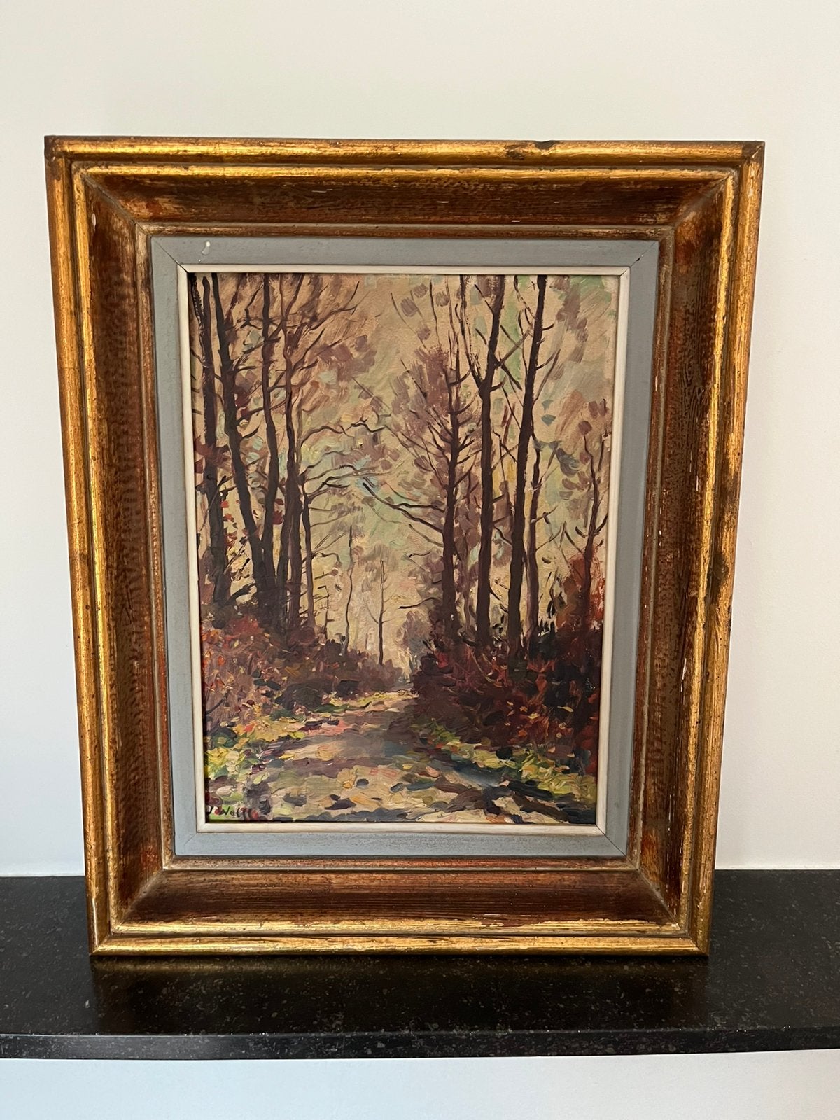Peinture José Wolff, Antiquités & Art, Panneau, Paysage, Enlèvement, Impressionniste