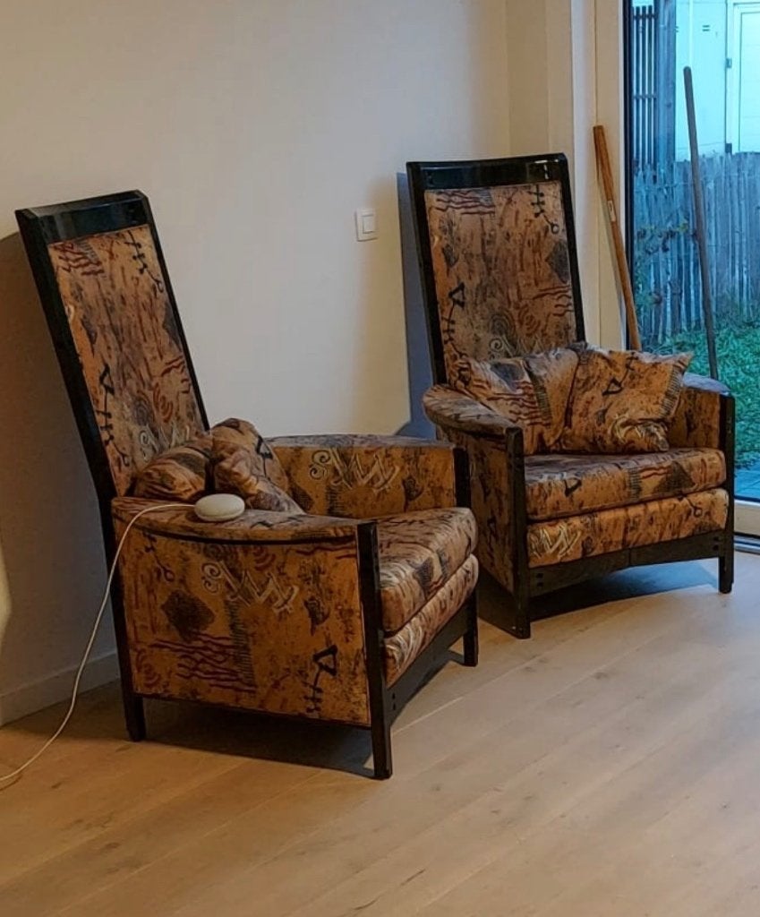 Georgette vintage stoelen, Enlèvement, Utilisé, Autres couleurs, Deux