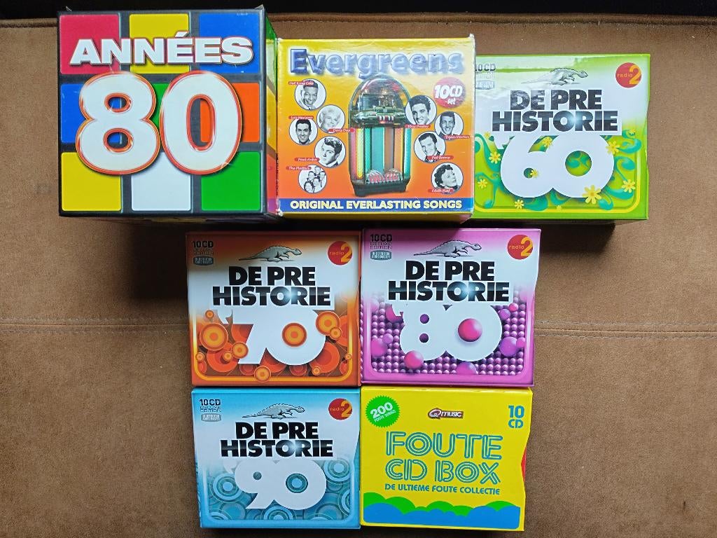 CD * BOÎTES DE 10 CD * 40€ PAR BOÎTE CD * EXCELLENT ÉTAT, CD & DVD, CD | Compilations, Comme neuf, Autres genres, Coffret, Enlèvement ou Envoi