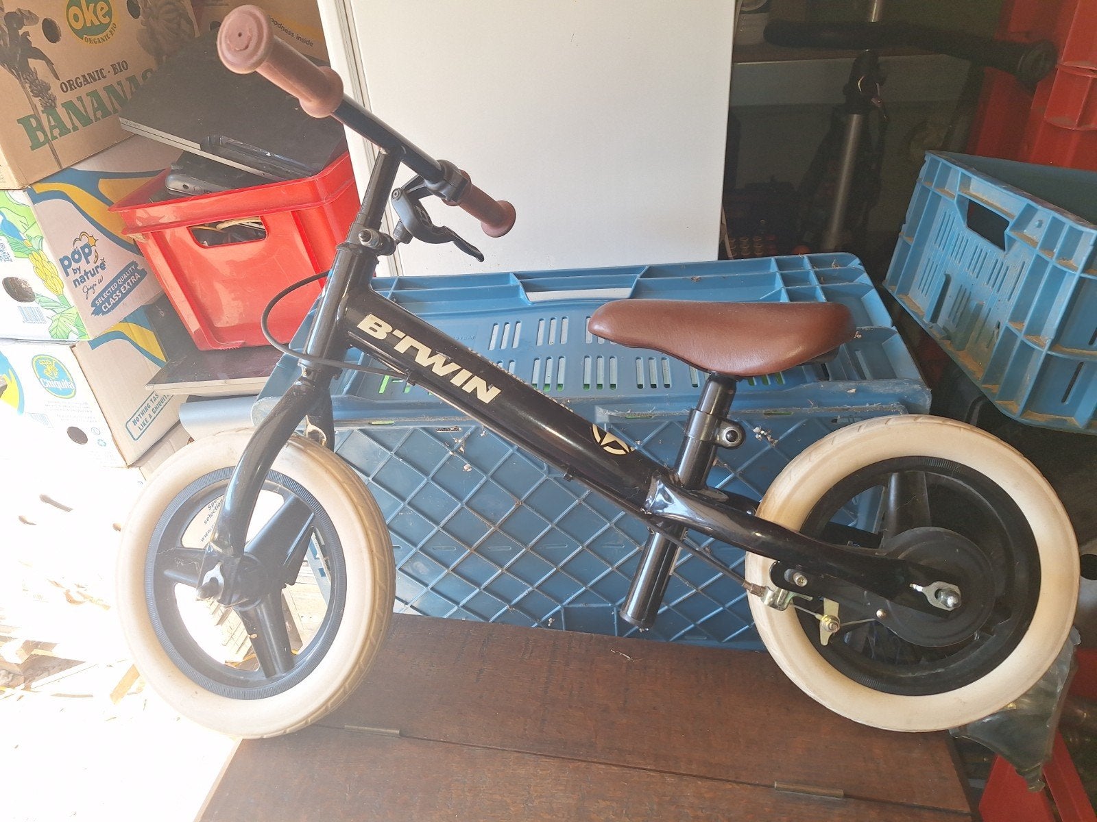 Loopfiets, Ophalen, Loopfiets