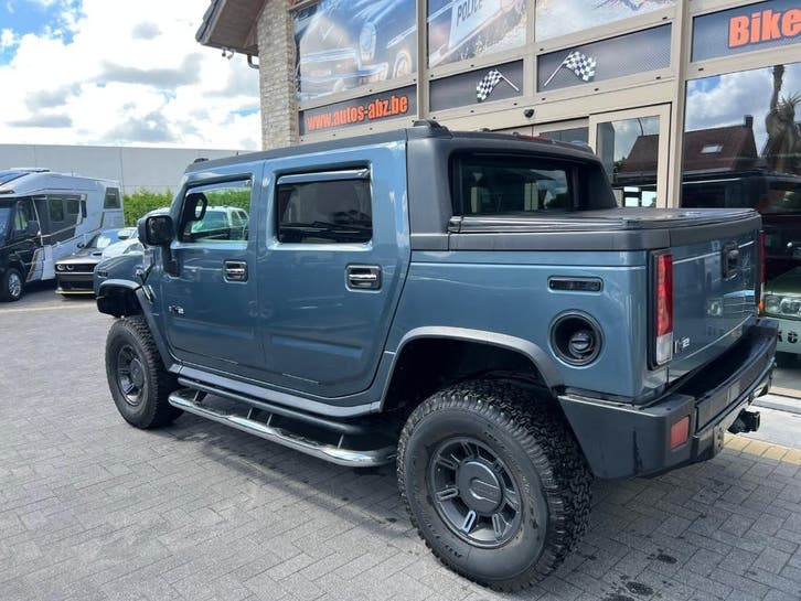 HUMMER H2 6.2 sut, Auto's, Automaat, 3500 cc, https://public.car-pass.be/vhr/1899c270-e1da-415a-816c-0548f167e9a5, Blauw