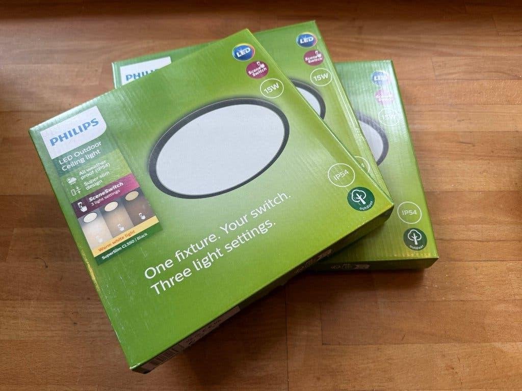 Phlips Superslim CL550 wandlamp buiten, Ophalen of Verzenden, Nieuw