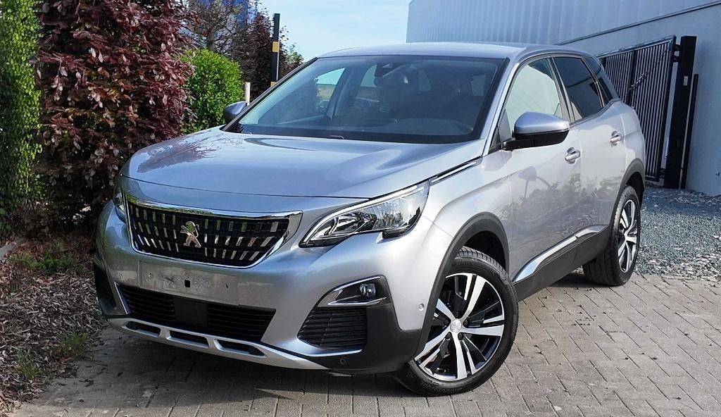 Peugeot 3008 1.2 EAT8 Allure Navi/Camera/Halfleer/Led..., Auto's, Leder en Stof, 5 zetels, Zilver of Grijs, Voorwielaandrijving