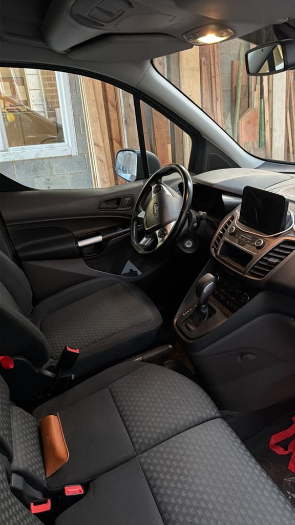 Transit connect, Argent ou Gris, Achat, 6 portes, Noir