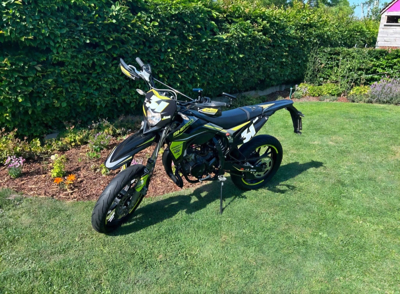 sherco 50 cc, Fietsen en Brommers, Ophalen, Klasse B (45 km/u), 50 cc